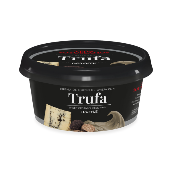 Crema de queso de oveja con trufa