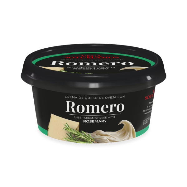 Crema de queso de oveja con romero